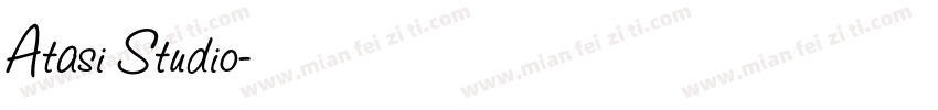 Atasi Studio字体转换